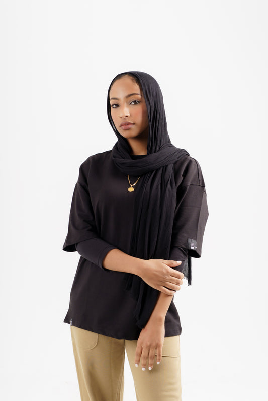 Midnight Black ESSNTL Tee