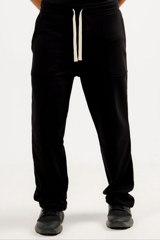 Core Black Relaxed ESSNTL Pants
